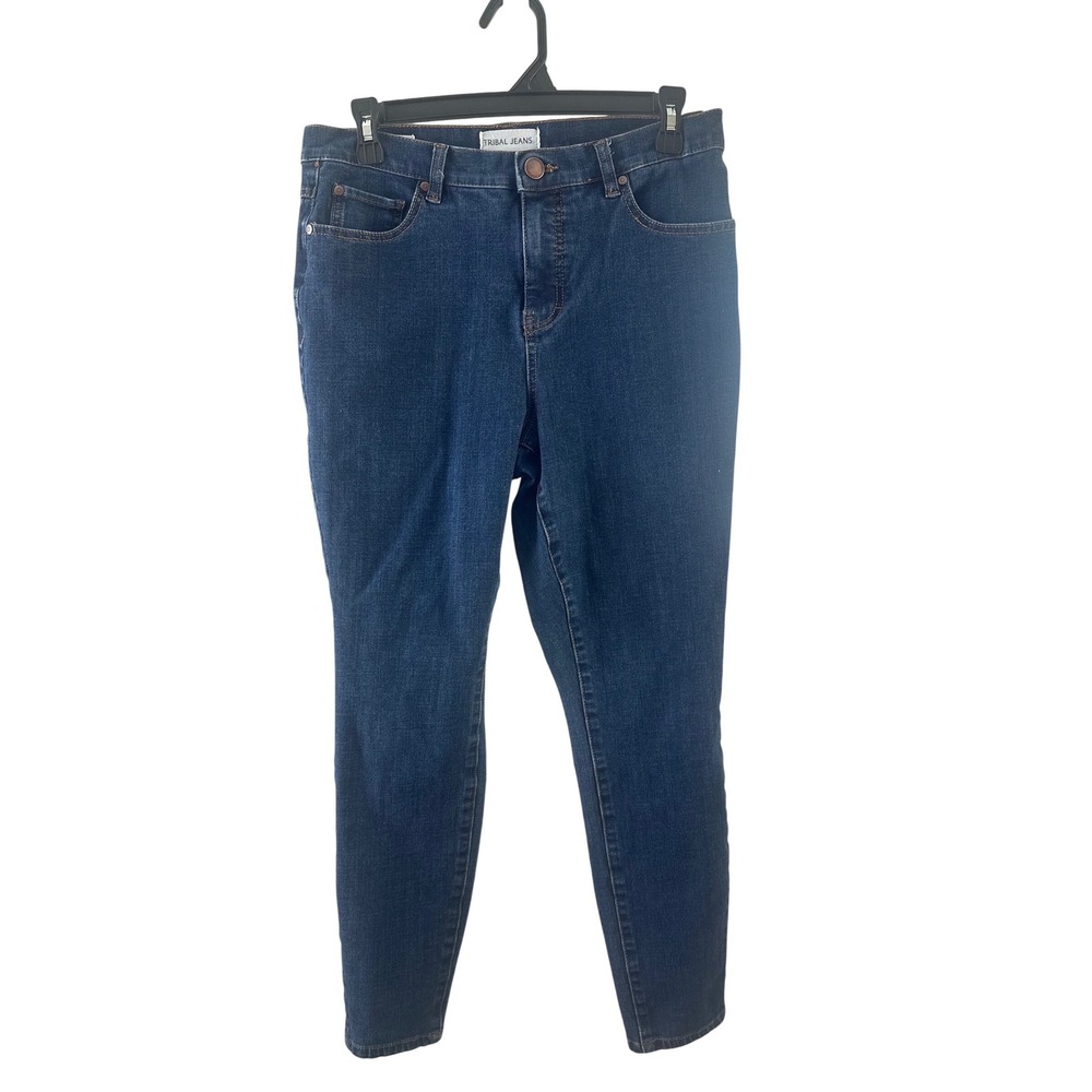 Tribal‎ Jeans Brooke High Rise Jegging Dark Wash Skinny Denim Pants 10P